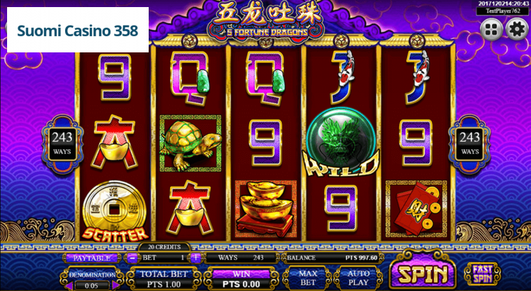 5 Fortune Dragons