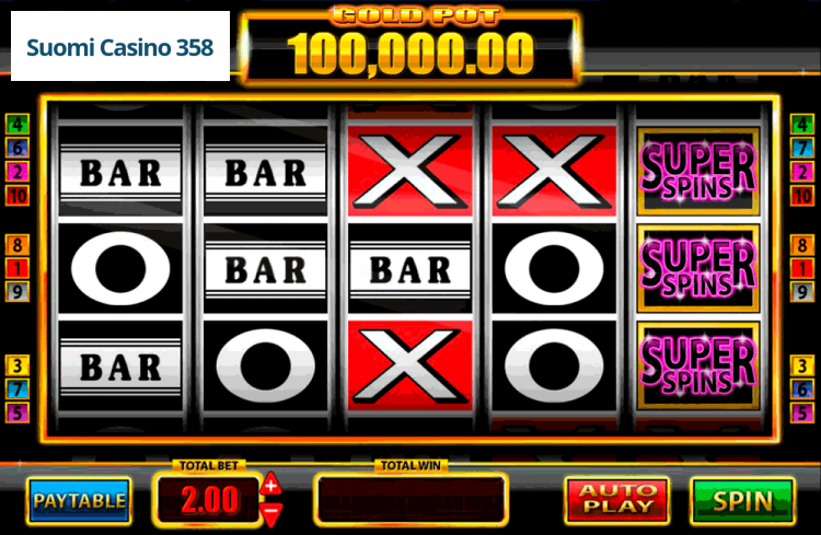 Super Spins Bar X Gold